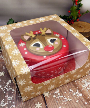 Window Christmas Cake Boxes